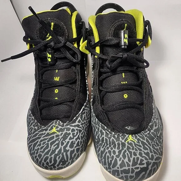 Jordan 6 Rings GS 7Y Venom Green - Picture 4 of 7